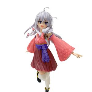 2 Diseños, Figura de 20 cm de la Bruja Errante, Figura de Colección de Cosplay de Majo No Tabitabi Elaina, Figura de Anime en PVC 3D, Muñeca de Juguete - Product Image 5
