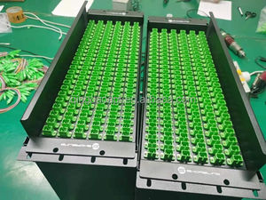 19 'Rack Monté 1U SC Lc Adaptateurs Cadre de Distribution Fibre Optique Odf 24 48 96 144 Boîte à Bornes Fibre Optique Solide Odf - Product Image 4