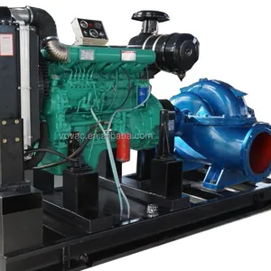 Stationary or mobile diesel engine water pumps for irrigation or fire fighting