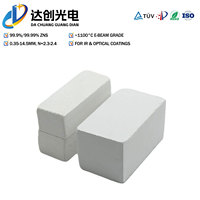 Bloques Rectangulares de Sulfuro de Zinc (ZnS) Sinterizado al 99.9% para la Producción de Recubrimientos Ópticos Industriales