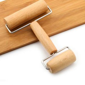 Rodillo de Masa de Madera Portátil Antiadherente, Rodillo Pequeño para Pizza, para Hornear y Cocinar en Casa - Product Image 4