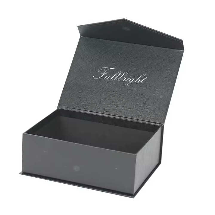 Factory Custom Luxury Paper Packaging Magnetic Gift Box Flap Lid Folding Hard Cardboard UV Advantage Foil Watches Free