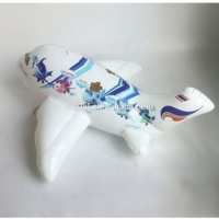 Avion gonflable en plastique non toxique de 60 cm, adorable, pour la publicité d'entreprise, les fêtes, les nouveautés, les promotions aériennes