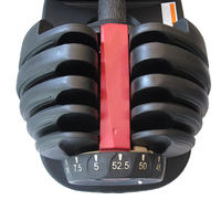 Haltères réglables de haute qualité de 24 kg, équipement de fitness portable