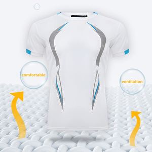 AI-MICH <b>Men's</b> Woven Gym T-Shirt-Quick Dry Breathable 100% Polyester Sporty Short Sleeve for Fitness & Bodybuilding - Product Image 3