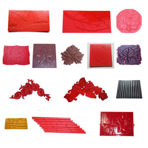 Tapis <span class=keywords><strong>de</strong></span> sol d'extérieur en polyuréthane, moulure décorative, motif bois, timbre en béton - Product Image 6