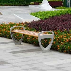 Bancs de patio extérieur design moderne <span class=keywords><strong>rue</strong></span> publique <span class=keywords><strong>banc</strong></span> en bois métal parc urbain <span class=keywords><strong>arbre</strong></span> jardin <span class=keywords><strong>banc</strong></span> d'attente - Product Image 5