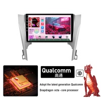 Lecteur DVD de voiture Android avec écran IPS 9 pouces 2 Din, GPS WIFI, Qualcomm Snapdragon, pour Toyota Camry 7 XV 50 55 2011-2017