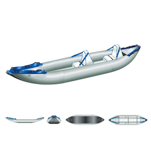 Canoë-kayak gonflable de haute qualité pour la pêche en mer, personnalisé avec logo OEM, bateau pour 2 personnes pour les sports nautiques, ex-kayak de haute qualité - Product Image 6