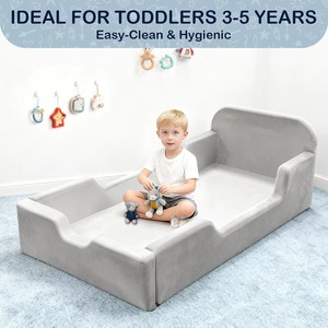 2026 Hot Selling Multi-Functional High Density <b>Sponge</b> for Toddlers Child <b>Bed</b> for Growing Boneless Kids <b>Bed</b> - Product Image 3