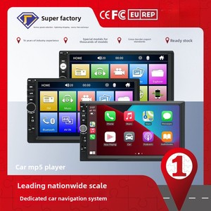 Lecteur multimédia universel pour <span class=keywords><strong>voiture</strong></span> 7 pouces avec caméra, navigation, radio, écran tactile 2din, lecteur MP5 pour <span class=keywords><strong>voiture</strong></span> - Product Image 2