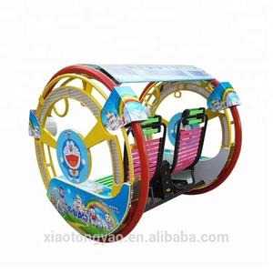 Juego de Diversión Giratorio de 360 Grados para Exteriores, Atracción de Parque de Atracciones de 2 Plazas, Coche Giratorio Feliz de 6s que Funciona con Monedas - Product Image 4