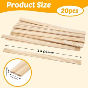 Tiras <span class=keywords><strong>de</strong></span> <span class=keywords><strong>Madera</strong></span>, Palitos <span class=keywords><strong>de</strong></span> <span class=keywords><strong>Madera</strong></span> para Manualidades, 20 Piezas <span class=keywords><strong>de</strong></span> Varillas Cuadradas <span class=keywords><strong>de</strong></span> <span class=keywords><strong>Madera</strong></span> para Manualidades, Piezas <span class=keywords><strong>de</strong></span> <span class=keywords><strong>Madera</strong></span> <span class=keywords><strong>de</strong></span> Pino sin Acabado para Manualidades - Product Image 6