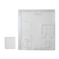 Boîtier de protection de cartouche de petite carte de jeu de remplacement blanc clair pour accessoires de jeu de chariot de jeu NDS de jeu