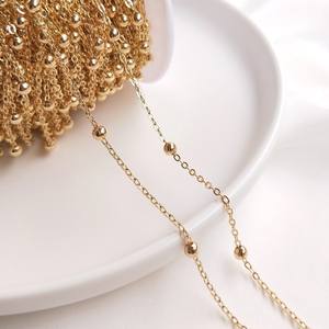 Fujian Goud Bedekte Ketting Gevuld Met Dikke Gouden, Kleurvaste, Zweetbestendige Tijdloze Sieraden Gouden Ketting Voor Dames - Product Image 3