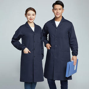 Langarm-Arbeits mäntel Front Button Down Labor kittel Unisex Mechanical Workwear Uniformen - Product Image 2