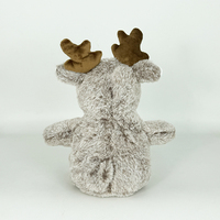 Peluche personnalisée renne, adorable animal en peluche, poupée cerf avec logo brodé, jouet doux OEM ODM, cadeau pour enfants