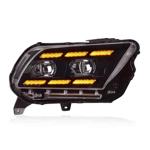 Feux de jour AURON Mustang 2009-2014 à lentille transparente, nouvelle version améliorée, 6000K 12V, Plug & Play, vente en gros - Product Image 6