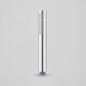 Pommeau de douche cylindrique moderne et élégant, finition chromée effet miroir, avec jets matriciels denses et large débit de pluie pour salle de bain - Product Image 4