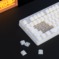 Clavier mécanique ZORNHER ZH870 Rose Royal Lumineux 88 touches RVB rétroéclairé Hot-Swap USB Type-C Sans fil Tri-mode Programmable pour Gaming et Bureau
