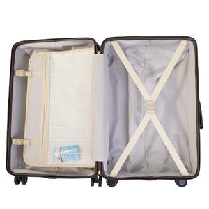 Factory <span class=keywords><strong>Outlet</strong></span> PU Equipaje <span class=keywords><strong>de</strong></span> viaje 2 piezas Vintage Soft Equipaje Sets - Product Image 5