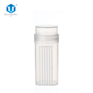 Taixing Wantong <b>Plastic</b> Staining Jar 5-Piece Round <b>Square</b> With Gasket Pathology Slide <b>Container</b> Vertical Staining Bottle - Product Image 2