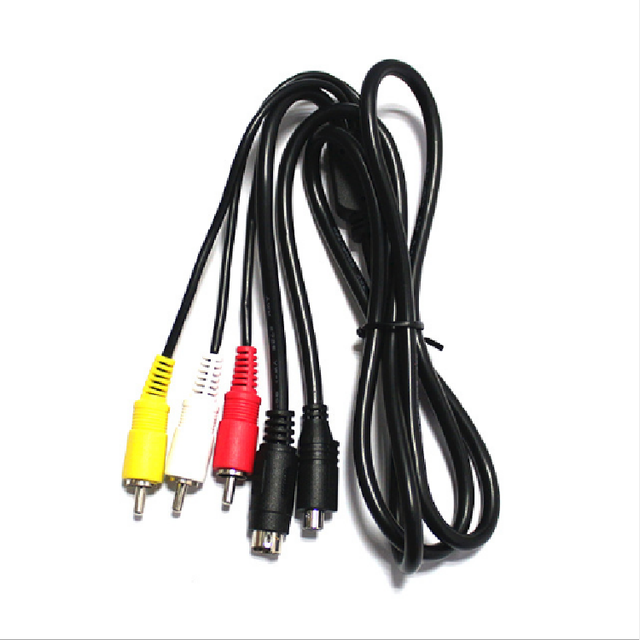 Composite Universal 5 in 1 AV Cable RCA and S Video Connectors Audio Video Cable for TV DVD Projector Home Cinema