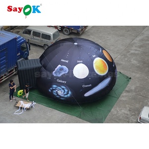 Sayok personnalisable Portable 5m-8m Projection Igloo gonflable Oxford planétarium <span class=keywords><strong>dôme</strong></span> fauteuil roulant entrée enfants extérieur - Product Image 2