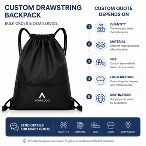 Drawstring Backpack <strong>Bags</strong> Reflective String <strong>Bags</strong> <strong>for</strong> Gym Sport Trip Cinch Sack DIY <strong>for</strong> <strong>Women</strong> Men - Product Image 6
