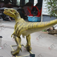 Statue de Velociraptor grandeur nature, sculpture de Psittacosaurus, modèle de dinosaure, modèle de perroquet à vendre, costumes de dinosaures personnalisés