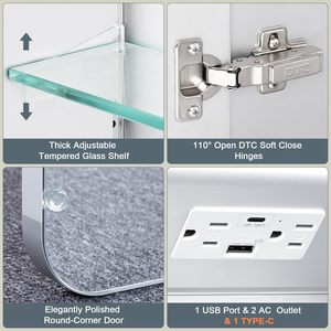 Mueble de baño con mecanismo de cierre suave antigolpes, silencioso y seguro, perfecto para familias con niños - Product Image 6