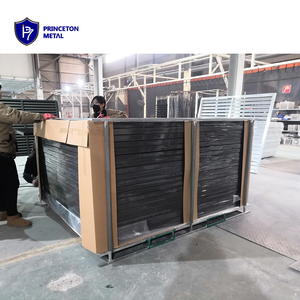 PRINCETON Panneaux de clôture et de portail horizontaux en aluminium à revêtement en poudre pour l'extérieur moderne - Product Image 5