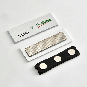 Biểu Tượng Tùy Chỉnh Thủ Công Kim Loại Nhôm Nhựa Acrylic <span class=keywords><strong>Epoxy</strong></span> Từ Trống Tên Tag Huy Hiệu - Product Image 2