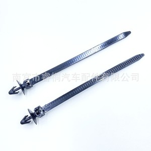สายรัดเคเบิลไนลอน Shuangxuan สีดำ แบบขาเสียบ สำหรับยึดสายไฟท้ายเครื่องบิน แบบเดี่ยว ใช้งานทั่วไป - Product Image 2