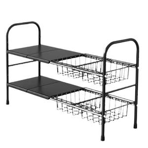 Under Sink Organizer Shelf High Quality Metal <b>Storage</b> <b>Rack</b> for <b>Kitchen</b> Essentials - Product Image 1