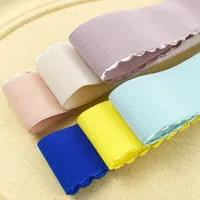 EB218 Bande élastique en polyester de 40 mm pour vêtements, sangle extensible pour couture DIY, ruban élastique pour sous-vêtements, fournitures
