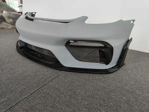 Kit carrozzeria paraurti anteriore in fibra di carbonio stile RS per 17-19 per <span class=keywords><strong>Porsche</strong></span> Cayman Boxster <span class=keywords><strong>718</strong></span> paraurti <span class=keywords><strong>auto</strong></span> aggiornati - Product Image 3