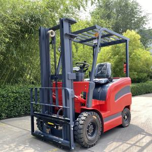 Forklift listrik empat roda 1 Ton 1.5 Ton 2 penanganan gudang baterai tinggi Forklift truk bongkar muat - Product Image 6