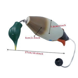 Jouet de récupération pour chien, canard mort, pour l'entraînement interactif des chiens, outil d'entraînement pour chiots, chiens de chasse, enseigne la récupération des oiseaux aquatiques, mallard, PU - Product Image 2