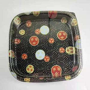 Boîte à <span class=keywords><strong>sushi</strong></span> et à sandwich carrée jetable en PET de haute qualité avec couvercle transparent, qualité alimentaire, emballage à emporter - Product Image 3