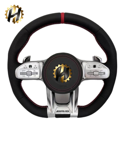 Volant HZ entièrement en cuir pour <span class=keywords><strong>Mercedes</strong></span> Benz AMG (Compatible avec les modèles : <span class=keywords><strong>S223</strong></span>, C206, 232, E213, W223, W222, W211, W206) - Product Image 6