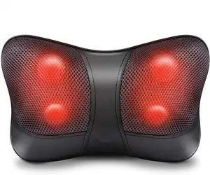 New Product Neck Massager Pillow Electric Shiatsu Back Massager With Heating Gifts For Men Women