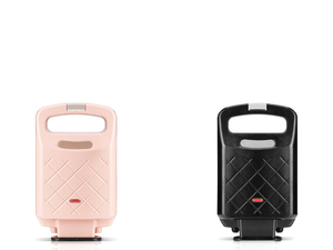 Maravilloso PP aluminio 600W multifunción hogar Rosa negro moda eléctrica desayuno Waffel Maker sandwicheras - Product Image 4