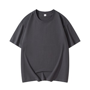 T-shirt en coton 100% 290 GSM, taille US, coupe oversize, grande taille, poids lourd, impression personnalisée du logo, vente en gros, t-shirt vierge pour hommes - Product Image 3