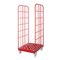Chariot pliant robuste en acier soudé de style européen, capacité de charge 350 kg, zingué, en promotion