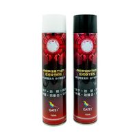GATE 700ml 1K Aérosol Revêtement Anti-éclaboussures Noir Blanc pour Carrosserie de Voiture, Réparation de Collisions, Vente en Gros, Lot de 24 Boîtes