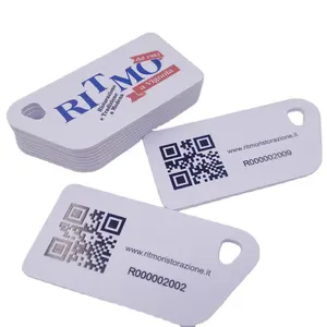 Free sample QR code nfc business card nfc mini key card rfid key tag nfc mini card