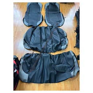 Set Completo di 9 Coprisedili in Pelle PU per Auto, Accessori Interni Anteriori con Stile Business, Protezione per Sedili - Product Image 1