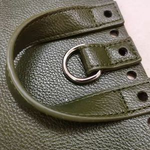 <b>DIY</b> PU Leather Woven Bag <b>Kit</b>-Bag Set Bottom Cushion Metal Buckles 18x26cm Durable Recyclable Handbag Purse Making Accessories - Product Image 3