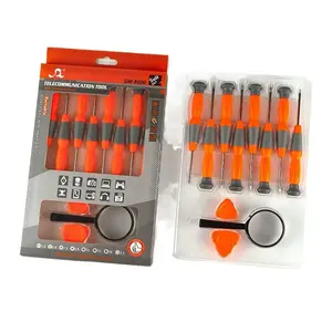 11-इन-1 चुंबकीय डिय मोबाइल फोन डिस्असेंबली स्क्रूड्राइवर उपकरण कंप्यूटर और खिलौना मरम्मत के लिए जंग रोकथाम प्लास्टिक हैंडल के साथ सेट - Product Image 1